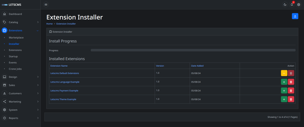 NodeJS good for an eCommerce website Extension Installer