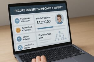 Secure Member Dashboard & eWallet