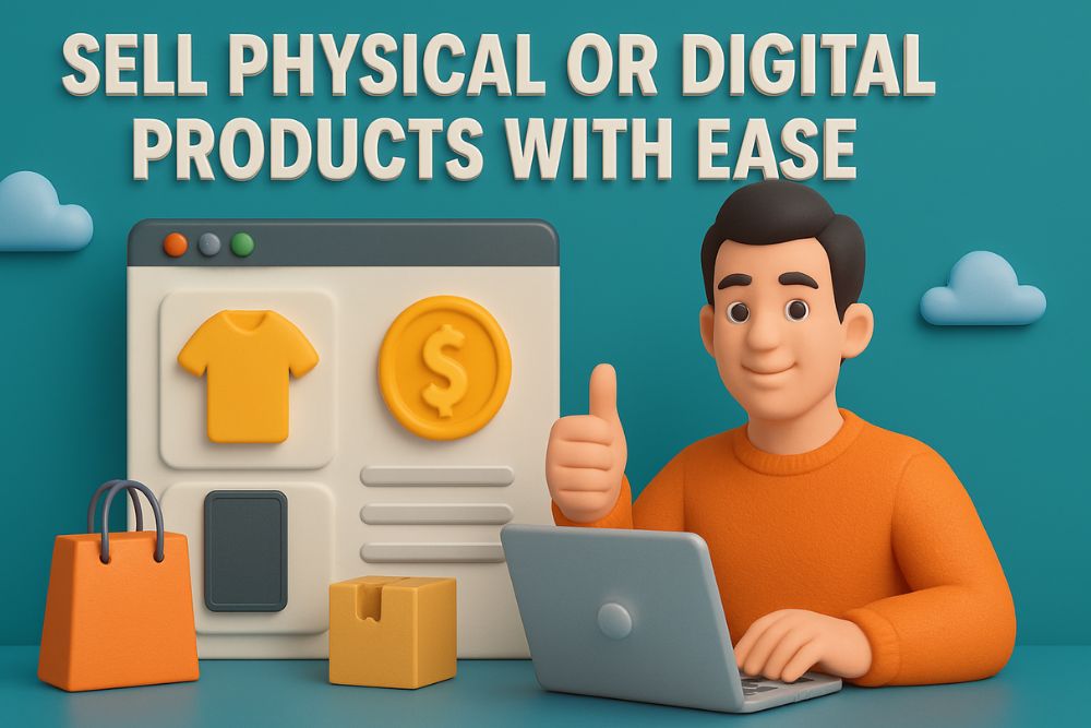 2. Integrated E-Commerce Store for Physical & Digital Products