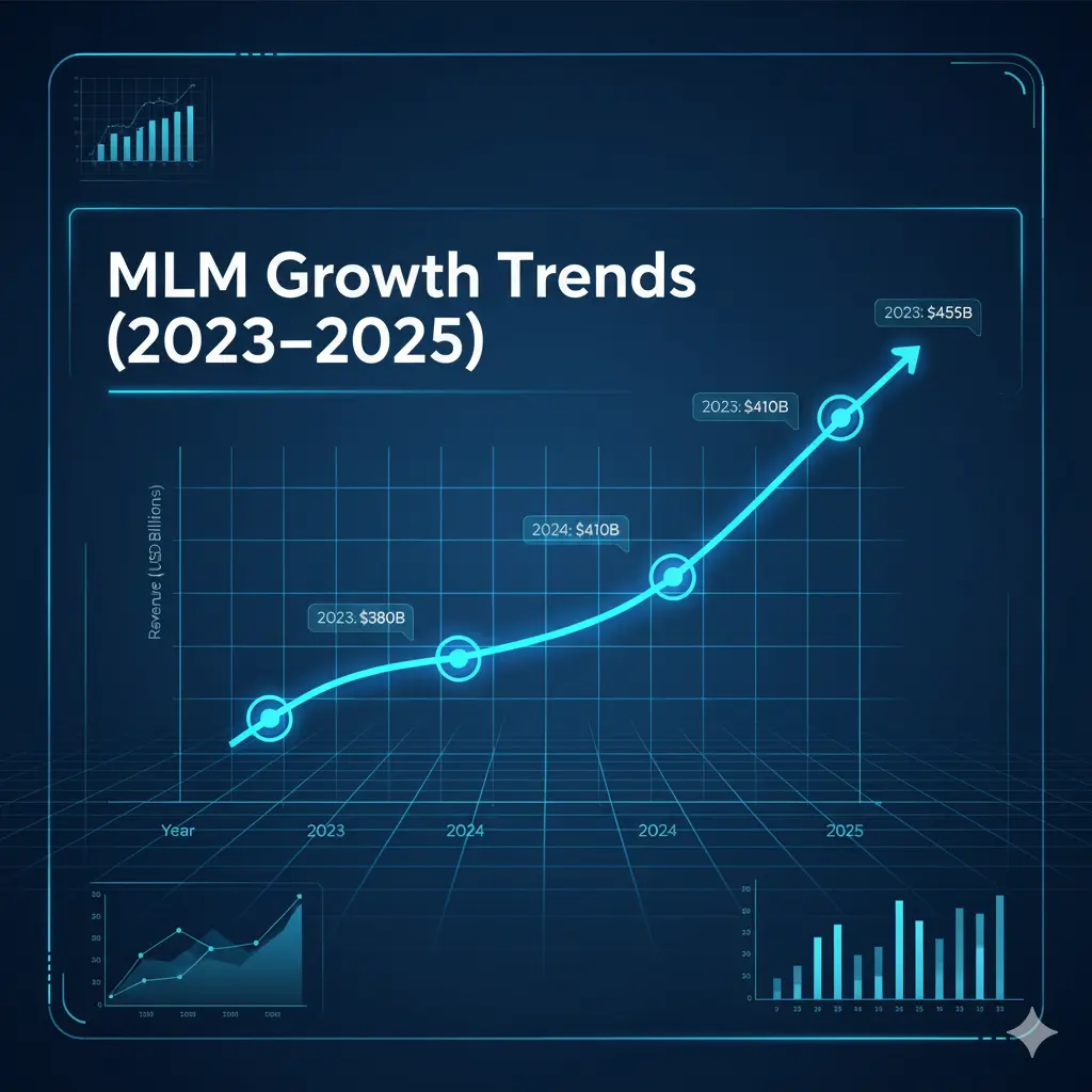 MLM Industry Growth Chart 2023–2025
